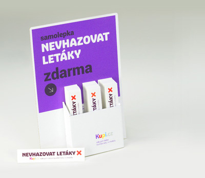 Samolepka „Nevhazovat letáky“